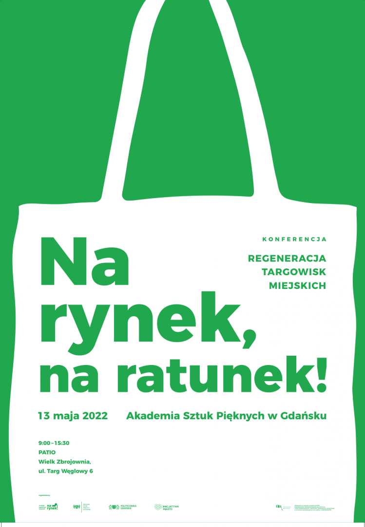 Banner de promovare a conferinței în piață, în ajutor!  13 mai 2022 la Academia de Arte Frumoase din Gdansk