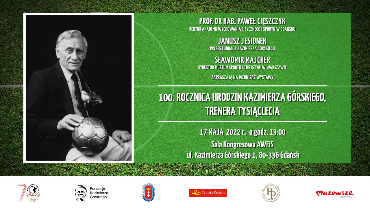 baner promujący wystawę 100. rocznicy urodzin Kazimierza Górskiego