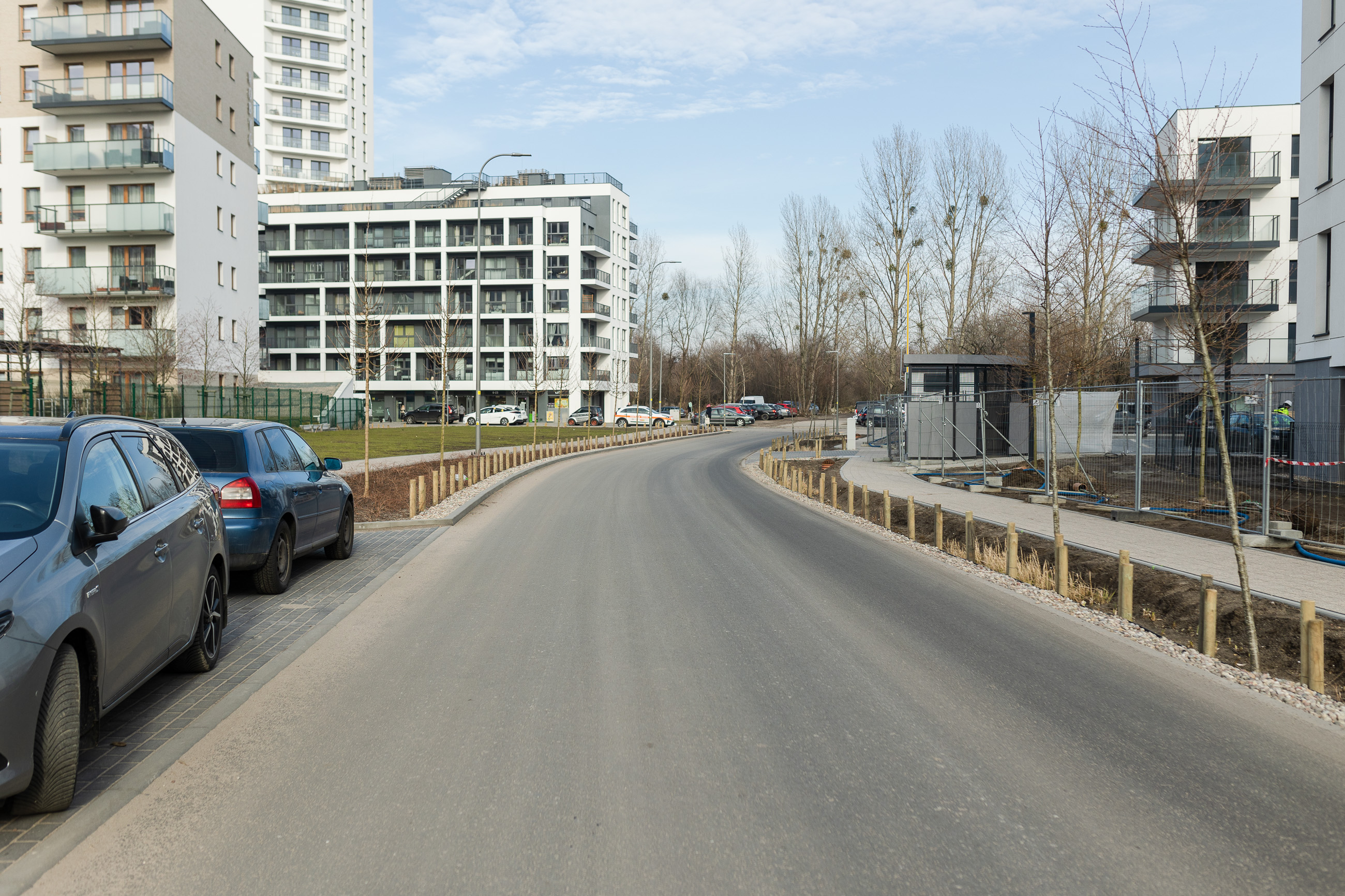 Zdjęcie przedstawia ulicę Starowiejską po wykonaniu inwestycji