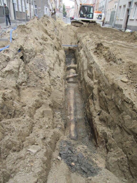 Przebudowa sieci wodociągowej i&nbsp;sieci kanalizacji sanitarnej w&nbsp;ul. Ogarnej