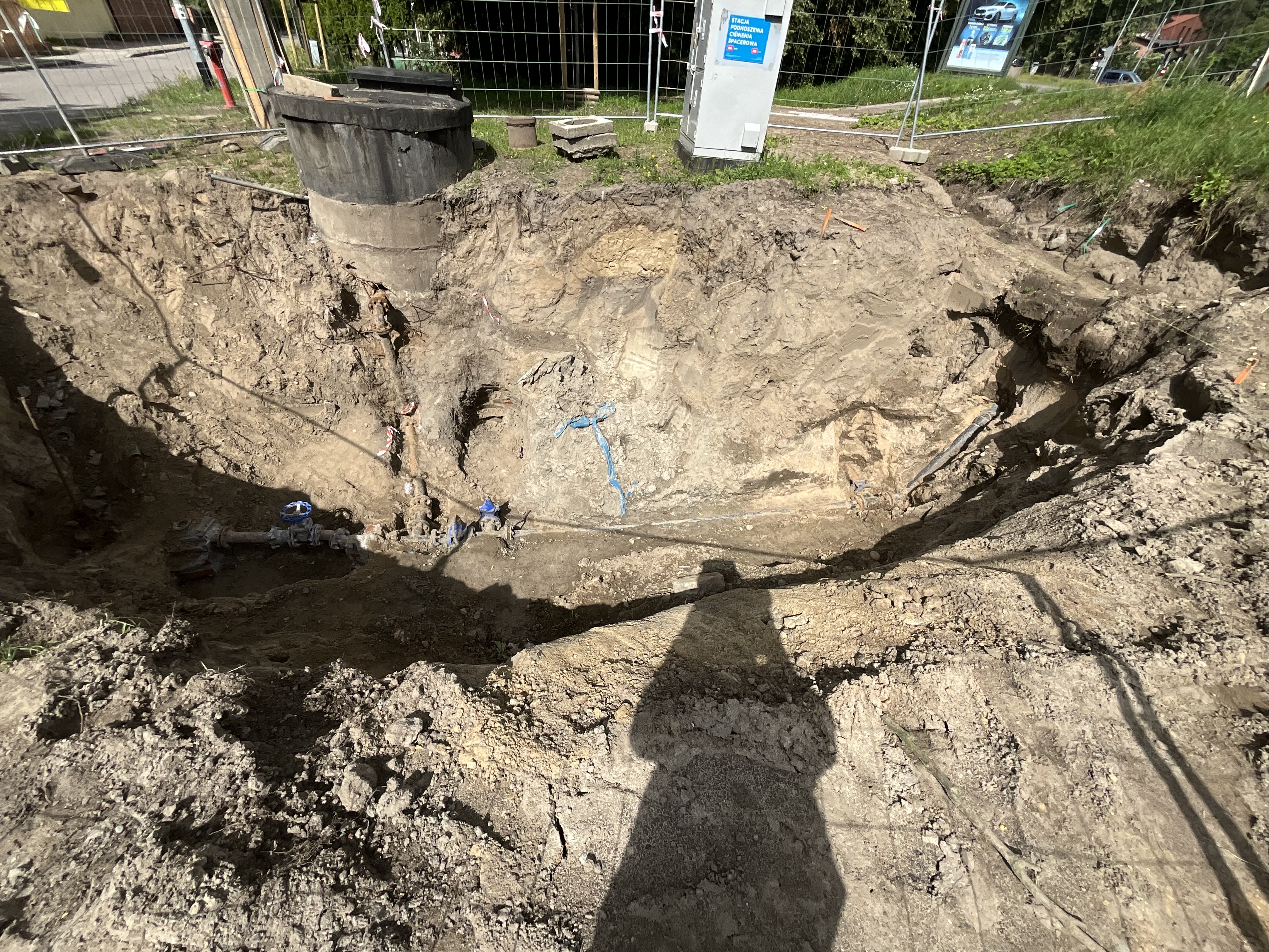 Przebudowa przepompowni wody Spacerowa.