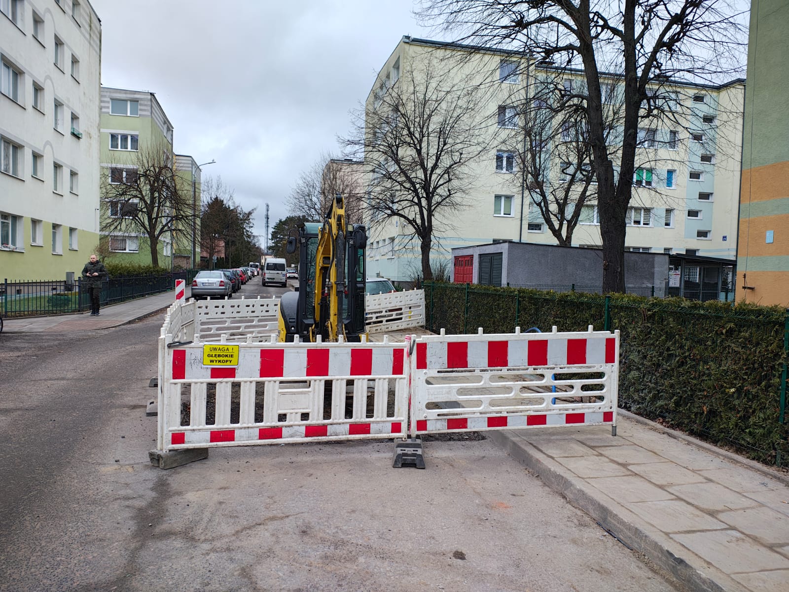 Przebudowa sieci wodociągowej w&nbsp;ul. Tysiąclecia