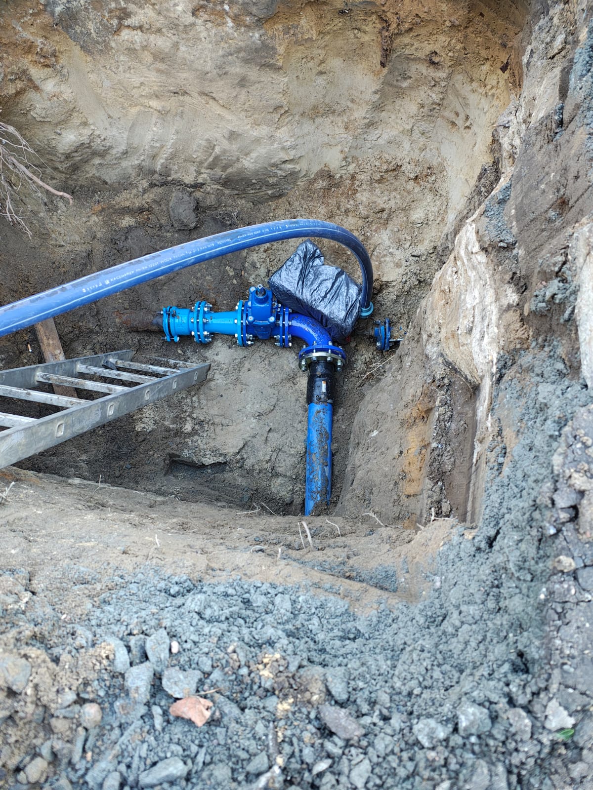 Przebudowa sieci wodociągowej w&nbsp;ul. Tysiąclecia