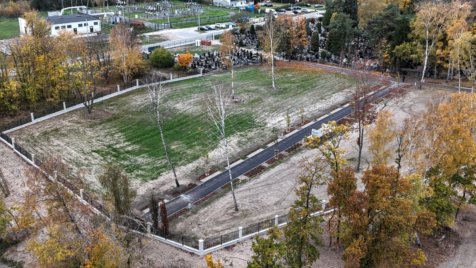 cmentarz, rozbudowa, kępna