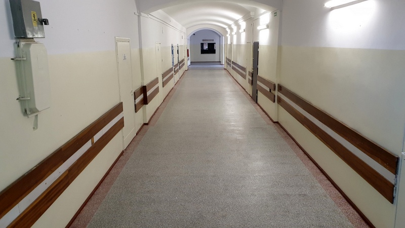 widok po remoncie sal i korytarza w Szkołach Okrętowych i Ogólnokształcących Conradinum 