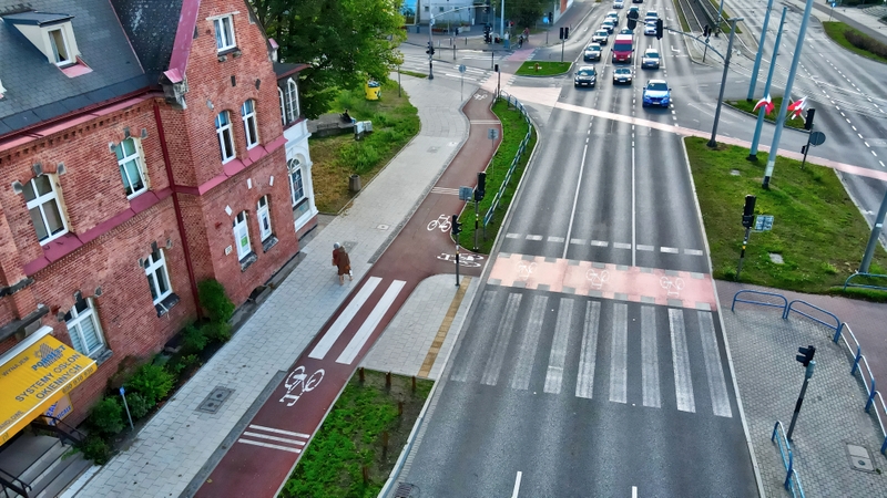Budowa drogi rowerowej wzdłuż al. Grunwaldzkiej na odcinku od ul. Kołobrzeskiej do ul. Braci Lewoniewskich 