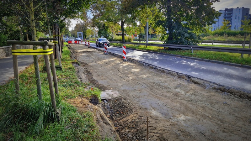 Nowa nawierzchnia na al. Grunwaldzkiej ułożona 